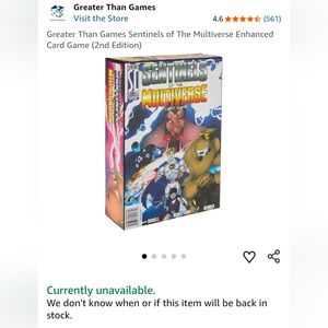 Sentinels Of The Multiverse Card Game Enhanced Edition 2nd Printing
